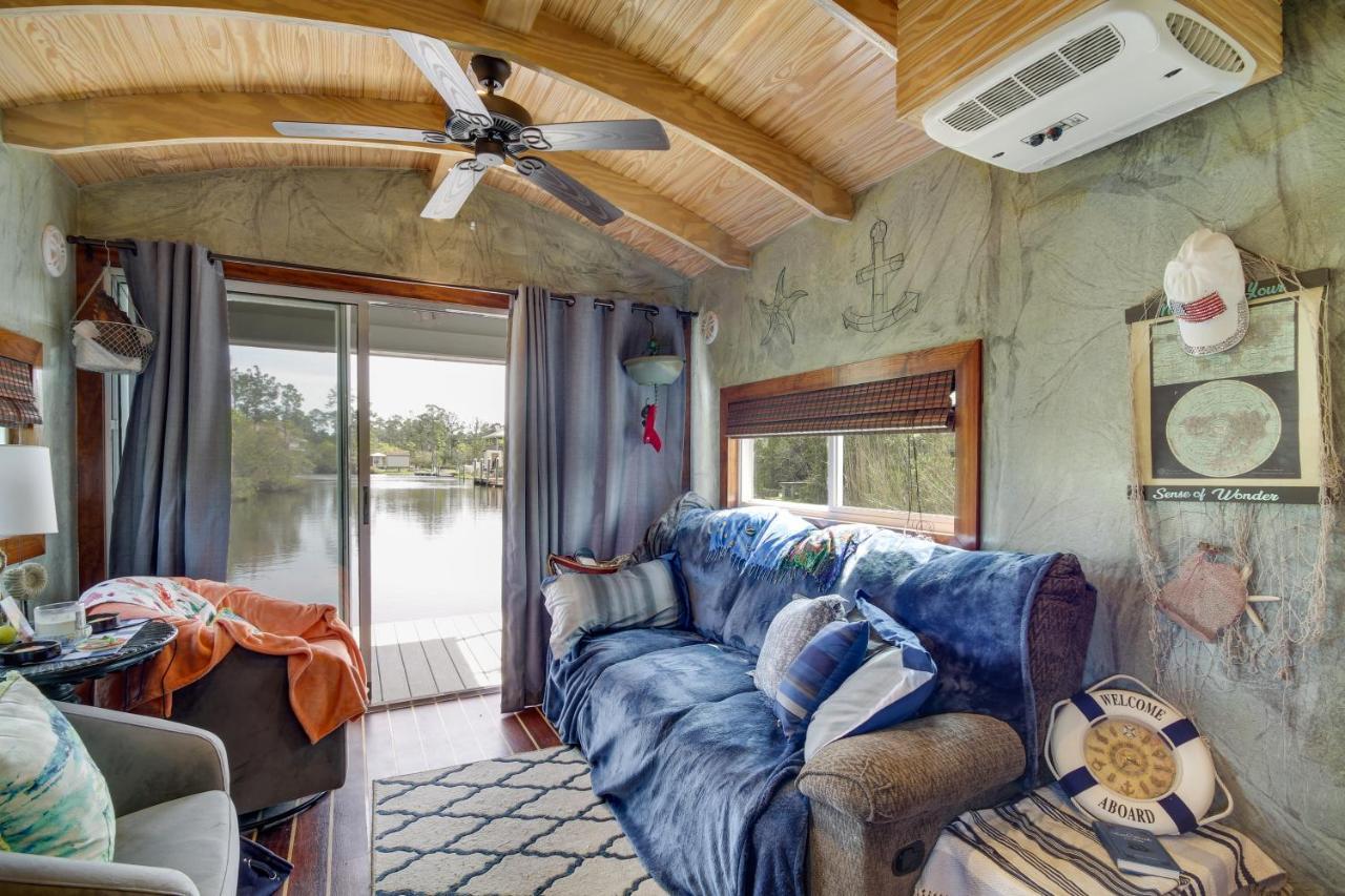 Bay St Louis Houseboat 6 Mi To Old Town And Beach! Shoreline Park Exterior photo